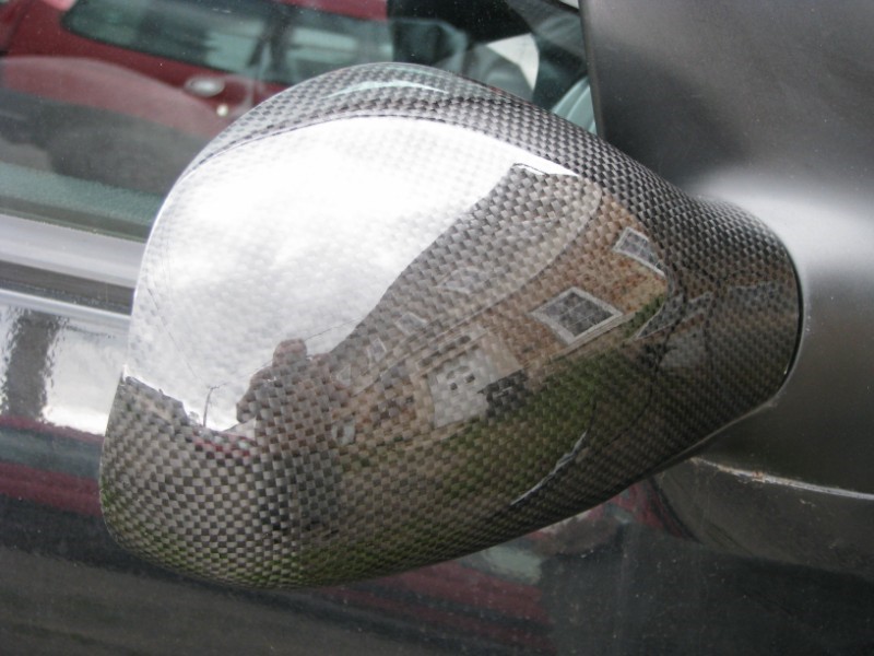 Carbon krytka na zrcátka Peugeot 206