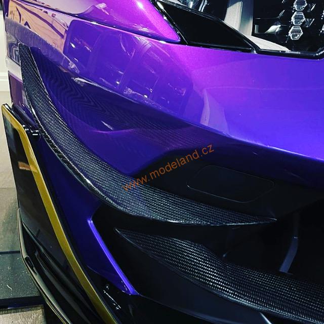 Přítlačné ploutve na přední nárazník - Lamborghini Aventador SVJ