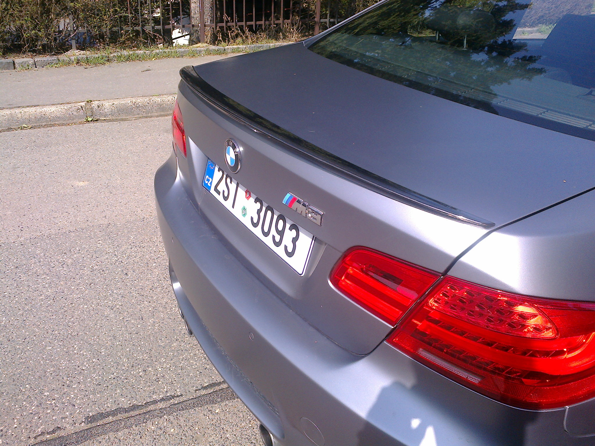 Karbonový spoiler na kufr BMW M3 e92  