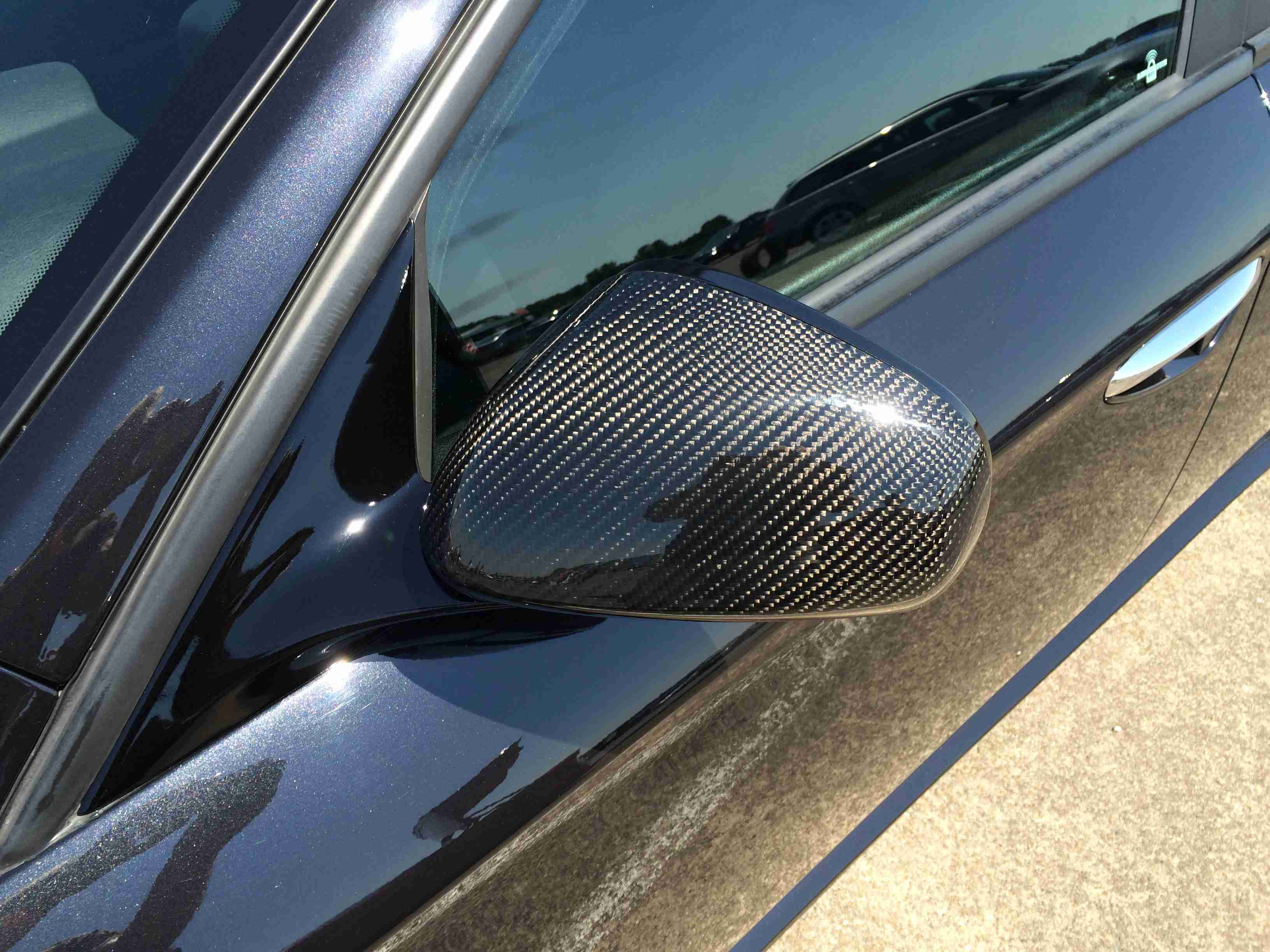 Karbonem potažené zrcátka Alfa Romeo 159