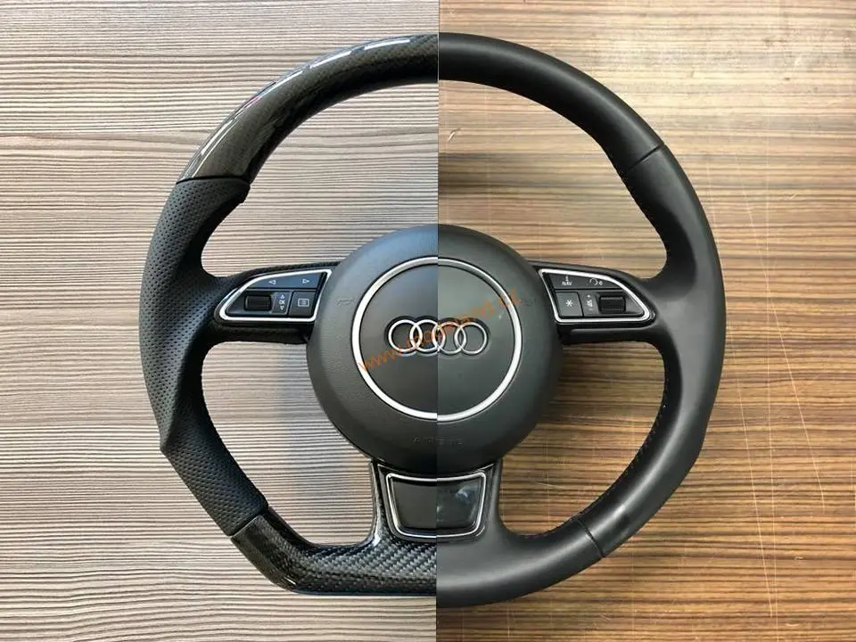 Karbonový volant Audi A7 - Úprava