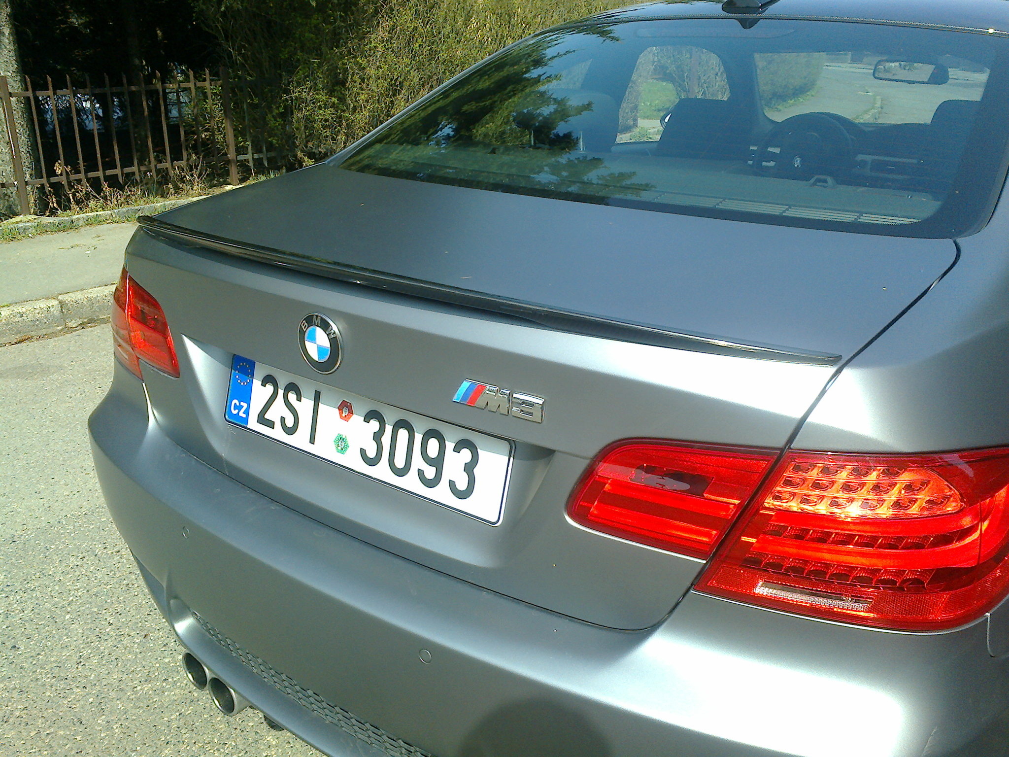 Karbonový spoiler na kufr BMW M3 e92  